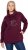 Ulla Popken Rhinestone Snowflake Turtleneck Sweatshirt Dark Ruby - Hættetrøjer og sweatshirts - Bløde sweatshirts, hoodies & strik