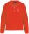 Ulla Popken PARIS Theme Zip Neck Sweatshirt Light Red - Hættetrøjer og sweatshirts - Bløde sweatshirts, hoodies & strik