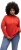 Ulla Popken PARIS Theme Zip Neck Sweatshirt Light Red - Hættetrøjer og sweatshirts - Bløde sweatshirts, hoodies & strik