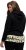 Ulla Popken Ruffle Hem A-line Fit Hooded Sweatshirt Black - Hættetrøjer og sweatshirts - Bløde sweatshirts, hoodies & strik