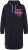 Ulla Popken Extra Long Abstract Graphic Hoodie Navy - Hættetrøjer og sweatshirts - Bløde sweatshirts, hoodies & strik