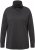Ulla Popken Sweatshirt with Gaiter Black - Hættetrøjer og sweatshirts - 