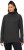 Ulla Popken Sweatshirt with Gaiter Black - Hættetrøjer og sweatshirts - 