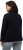 Ulla Popken Tonal Leopard Print Longline Zip-Up Sweatshirt Black - Hættetrøjer og sweatshirts - 