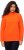 Ulla Popken Collared Long Sleeve Sweatshirt Tangerine - Hættetrøjer og sweatshirts - Bløde sweatshirts, hoodies & strik