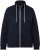 Ulla Popken Contrast Color Zip Up Sweatshirt Navy - Hættetrøjer og sweatshirts - Bløde sweatshirts, hoodies & strik
