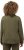 Ulla Popken Contrast Color Zip Up Sweatshirt Loden Green - Hættetrøjer og sweatshirts - 