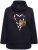 Ulla Popken Sparkling Candy Cane Graphic Sweatshirt Black - Hættetrøjer og sweatshirts - 