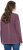Ulla Popken Texas Contrast Stitching Sweatshirt Dark Ruby - Hættetrøjer og sweatshirts - Bløde sweatshirts, hoodies & strik