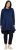 Ulla Popken Flounce Panel Long Sleeve Sweatshirt Dress Navy - Hættetrøjer og sweatshirts - Bløde sweatshirts, hoodies & strik