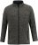 JAY-PI Knitted Fleece Jacket Gray - Jakker - Jakker i store størrelser, 2XL- 12XL
