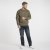 North Latitude Denim Logo Sweatshirt Dusty Olive Green TALL - TALL trøjer - TALL sweatshirts til høje mænd