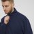 North Latitude Denim Half-Zip Sweatshirt Navy Blue TALL - TALL trøjer - 