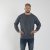 North Latitude O-Neck Sweatshirt Blue Melange TALL - TALL trøjer - 