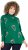 Ulla Popken Candy Cane Graphic Sweatshirt Meadow Green - Hættetrøjer og sweatshirts - 