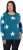 Ulla Popken Glitter Stars Soft Knit Sweater Petrol - Hættetrøjer og sweatshirts - Bløde sweatshirts, hoodies & strik