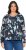 Ulla Popken Horse Print Long Sleeve Sweatshirt Navy - Hættetrøjer og sweatshirts - 