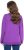 Ulla Popken Magnifique Split Style Sweatshirt Purple - Hættetrøjer og sweatshirts - 