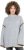 Ulla Popken Decorative Seam Sweater Light Grey Melange - Hættetrøjer og sweatshirts - 