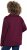 Ulla Popken Chain Fringe Smooth Fleece Sweatshirt Dark Wine Red - Hættetrøjer og sweatshirts - 