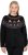 Ulla Popken Norwegian Style Christmas Sweater Black - Hættetrøjer og sweatshirts - Bløde sweatshirts, hoodies & strik