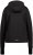 Ulla Popken HYPRAR Zip Front Hooded Stretch Sweatshirt Black - Hættetrøjer og sweatshirts - 
