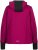 Ulla Popken HYPRAR Zip Front Hooded Stretch Sweatshirt Blackberry - Hættetrøjer og sweatshirts - 
