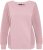 Ulla Popken Mixed Knit Patch Look Sweatshirt Old Pink - Hættetrøjer og sweatshirts - 