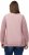 Ulla Popken Mixed Knit Patch Look Sweatshirt Old Pink - Hættetrøjer og sweatshirts - 