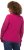 Ulla Popken Shaker Stitch Cropped Gathered Sweater Fuchsia Pink - Hættetrøjer og sweatshirts - Bløde sweatshirts, hoodies & strik