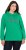 Ulla Popken HELLO Classic Fit Stand-Up Collar Sweatshirt Navy - Ulla Popken - 