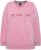 Ulla Popken Graphic BE UNIQUE Inverted Seam Sweatshirt Raspberry - Hættetrøjer og sweatshirts - Bløde sweatshirts, hoodies & strik