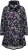 Ulla Popken Floral Stand-Up Collar Flounce Panel Sweatshirt Black - Hættetrøjer og sweatshirts - Bløde sweatshirts, hoodies & strik