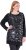 Ulla Popken Sequined Soft Fine Knit Sweater Black - Hættetrøjer og sweatshirts - 