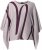 Ulla Popken Brushstroke Knit Poncho Beige - Hættetrøjer og sweatshirts - 