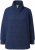 Ulla Popken Eco Cotton Stripe Textured Sweatshirt Navy - Hættetrøjer og sweatshirts - 