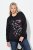 Ulla Popken Sparkling Sequin Bows Christmas Sweatshirt Black - Hættetrøjer og sweatshirts - Bløde sweatshirts, hoodies & strik