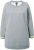 Ulla Popken Nostalgic Escape Oversized Sweatshirt Mouse Grey - Hættetrøjer og sweatshirts - Bløde sweatshirts, hoodies & strik