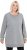 Ulla Popken Nostalgic Escape Oversized Sweatshirt Mouse Grey - Hættetrøjer og sweatshirts - Bløde sweatshirts, hoodies & strik