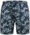D555 Cleethorpes Hawaii Printed Swimshorts Navy - Badeshorts - Badeshorts til Store Mænd