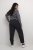 Kaffe Curve Merla Bukser Sort (Oyster) - Jeans & Bukser i Store Størrelser – Plus Size - 