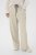 Kaffe Curve Sirana Pants Beige Melange/Black Stripe - Stofbukser - 