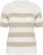 Kaffe Curve Lizzy Striped Pullover Chalk/Feather Grey Bold Stripe - T-shirts - 
