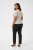 Kaffe Curve Lizzy Stribet striktrøje Beige/Blå - Trykte T-shirts til kvinder - 