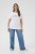 Kaffe Curve June T-shirt Hvid - Trykte T-shirts til kvinder - 