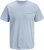 Jack & Jones Brandon T-shirt Himmelblå - T-shirts - T-shirts i store størrelser - 2XL-14XL