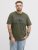 Jack & Jones Edenver T-shirt Khaki - T-shirts - T-shirts i store størrelser - 2XL-14XL