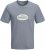 Jack & Jones Catskills Worldwide T-shirt Blå - T-shirts - T-shirts i store størrelser - 2XL-14XL