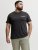Jack & Jones Oscar T-Shirt Black - T-shirts med print i store størrelser - T-shirts med print i store størrelser