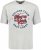 Adamo Motivshirt Comfort Fit College Grey - T-shirts - T-shirts i store størrelser - 2XL-14XL